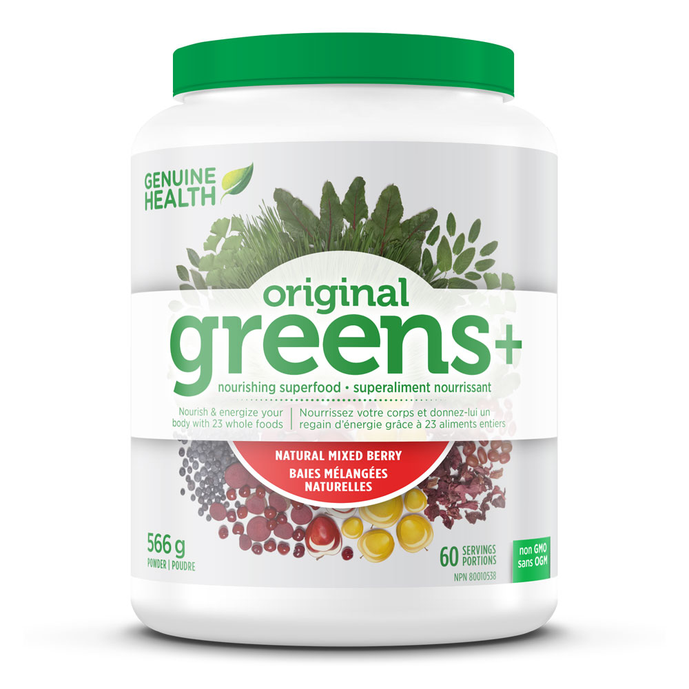 Genuine health greens+ berry Powder (624777000263)